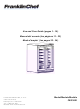 Franklin Chef FBC36ID Use And Care Manual