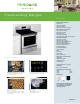 Frigidaire Gallery CGEF3055K F Dimension Manual