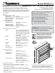 Greenheck Stainless Steel 3V Blades SEFSD-211 Specification Sheet