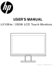HP L2105TM User Manual