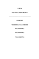 Indesit WG1033TPG User Instruction Book