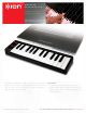 ION DISCOVER KEYBOARD USB Specification Sheet
