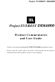 JBL Project EVEREST DD66000 User Manual