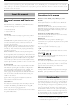 Korg Speaker System User Manual