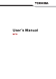 Toshiba M70 User Manual