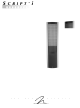 MartinLogan SCRIPT i User Manual