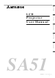 Mitsubishi SA51 User Manual