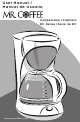 Mr. Coffee EC Series User Manual
