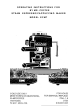 Mr. Coffee ECM7 Operating Instructions Manual