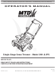 MTD 2N1 Operator's Manual