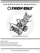 Troy-Bilt Troy-Bilt Operator's Manual