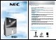 NEC NRP-60LCD1 Instruction Manual