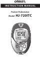 Omron HJ-720ITC Instruction Manual