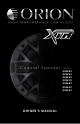 Orion Coaxial Speaker XTR402 Owner's Manual