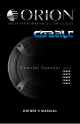 Orion Cobalt CO600 Owner's Manual