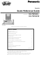 Panasonic KX-PW93CW Quick Reference Manual