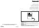 Panasonic EY0005 Operating Instructions Manual