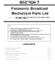 Panasonic AG-HMC151E Parts List