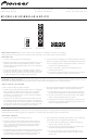 Pioneer SP-BS21-LR Operating Manual