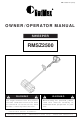 RedMax RMSZ2500 Owner's/Operator's Manual