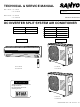 Sanyo C1872 Technical & Service Manual