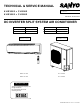 Sanyo CH3082 Technical & Service Manual