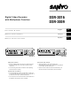 Sanyo DSR-3016 Instruction Manual