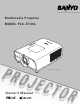 Sanyo PLC PLC-ET30L Owner's Manual