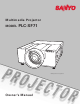Sanyo PLC-XF71 Owner's Manual