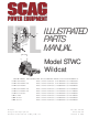 Scag Power Equipment STWC WILDCAT SMTC-48V Illustrated Parts Manual