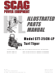 Scag Power Equipment TURF TIGER STT-25CH-LP Illustrated Parts Manual