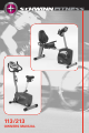 Schwinn 113/213 Owner's Manual