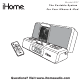 IHome The Portable System For Your iPhone & iPod iP27 Instruction Manual