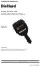 DieHard Diehard 200.71522 Operator's Manual