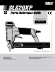 Senco SLS20XP Parts Reference Manual