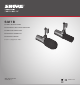 Shure LEGENDARY PERFORMANCE SM7B User Manual