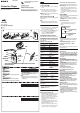 Sony Walkman WM-EX527 Operating Instructions