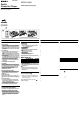 Sony Walkman WM-FX481 Operating Instructions