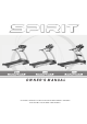 Spirit Z900 Owner's Manual