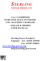 Sterling Power Products DAI-1500C-12xx User Manual