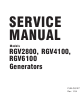 Robin America RGV4100 Service Manual