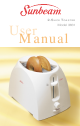 Sunbeam 3831 User Manual