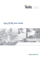 Telit Wireless Solutions Easy GPRS User Manual