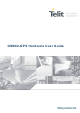 Telit Wireless Solutions GM862GPS Series Hardware User's Manual