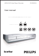 Philips DVDR520H/05 User Manual