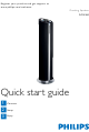 Philips DCM580/05 Quick Start Manual