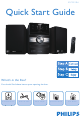 Philips MCM206/12 Quick Start Manual