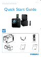 Philips DCM109/93 Quick Start Manual