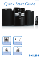 Philips MCM169/61 Quick Start Manual