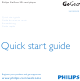 Philips SA3SDR00DN/02 Quick Start Manual